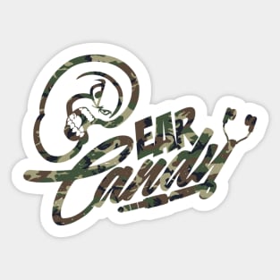 Ear Candy Studio (Camo Print) Sticker